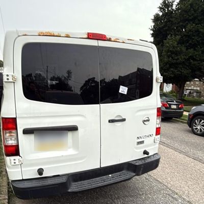 Van back glass job on Instagram